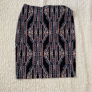 Nycc WOMANS casual geometric skirt M